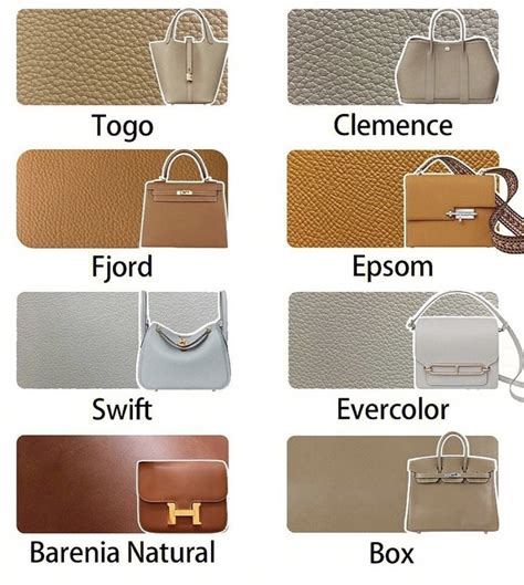 hermes leather types